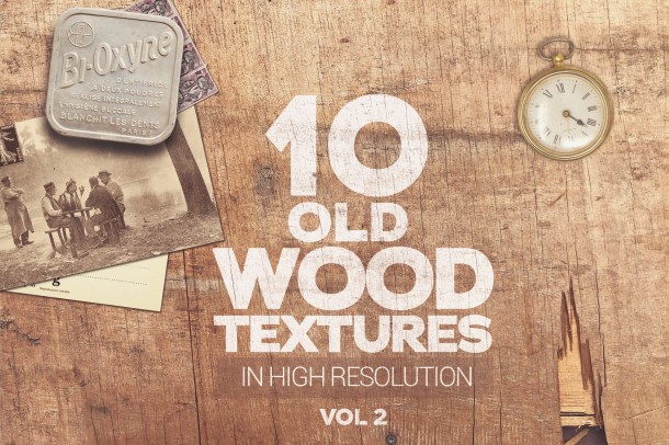 1 Old Wood Textures Vol 2 x10 (2340)